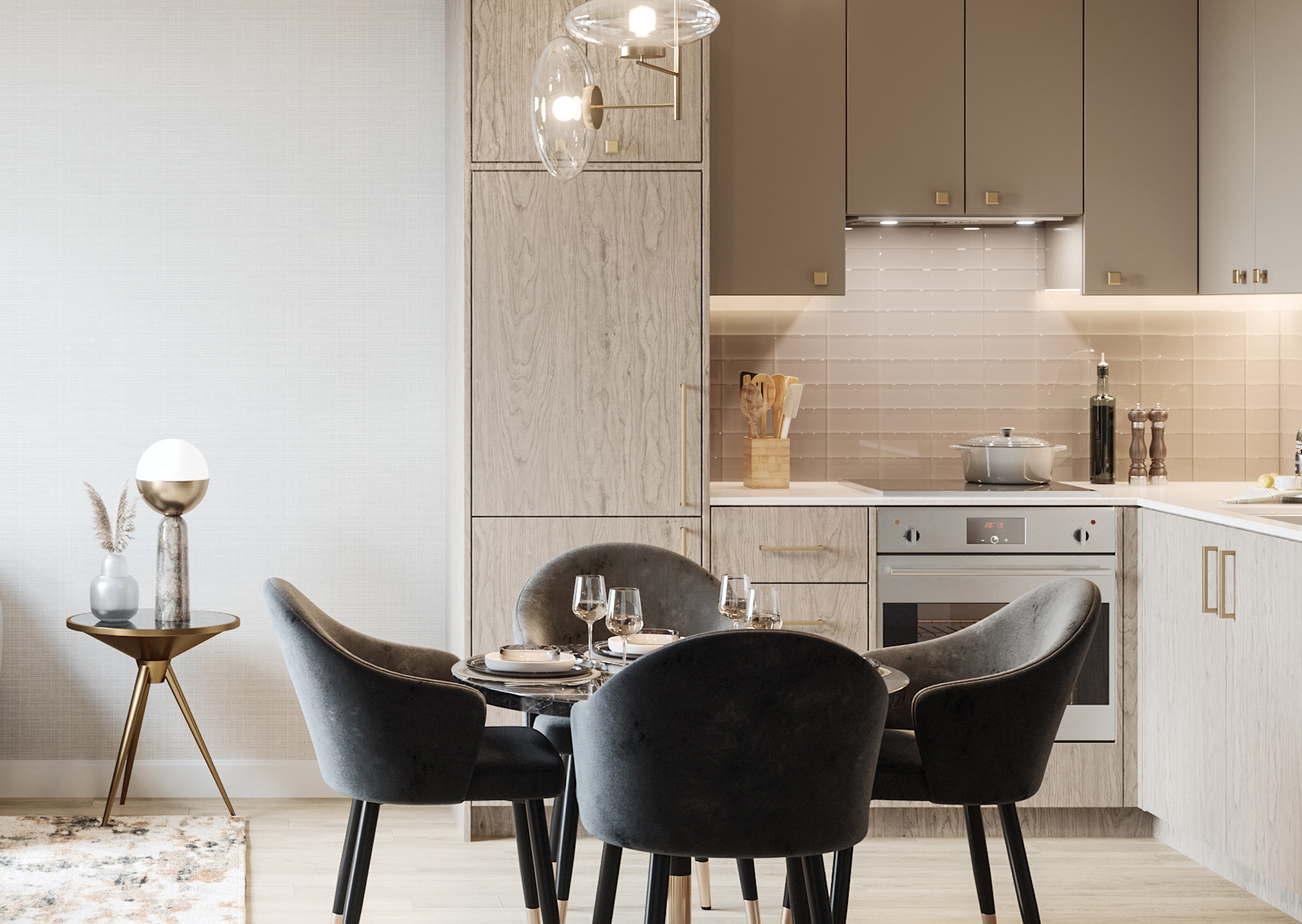 Luxury condominium interior
